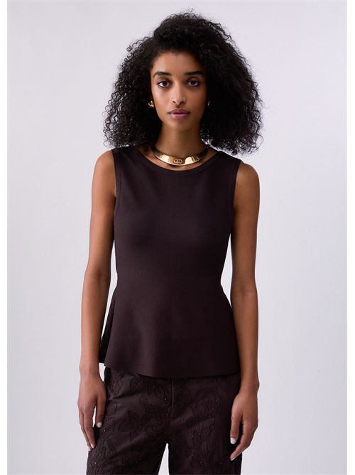 Top con fiocco dietro LIU JO | WA6468MS55N/91109